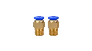 PC12-M12-1.25 Đầu Nối Khí Nén Ống 12mm Ren Ngoài 12mm